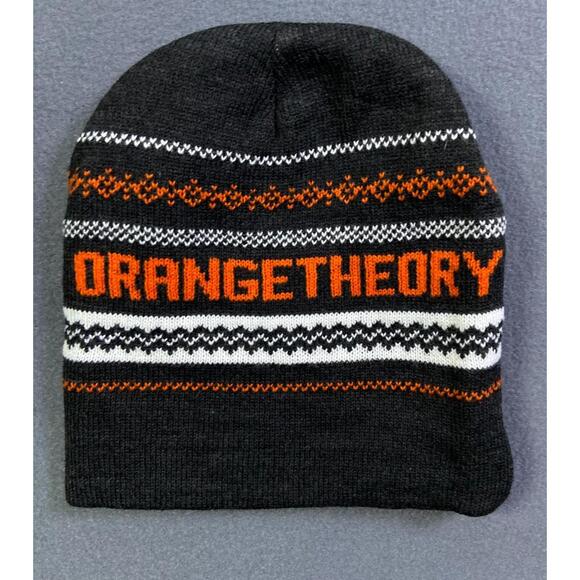 Orangetheory Fitness Logo Knit Beanie Winter Hat Toboggan Warm Fall Winter Gym - Picture 4 of 8